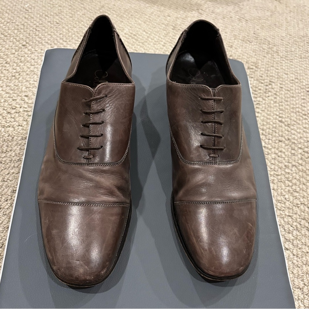Cole Haan Brown Leather Oxford Dress Shoes